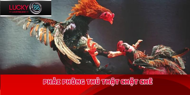 Phải phòng thủ thật chặt chẽ