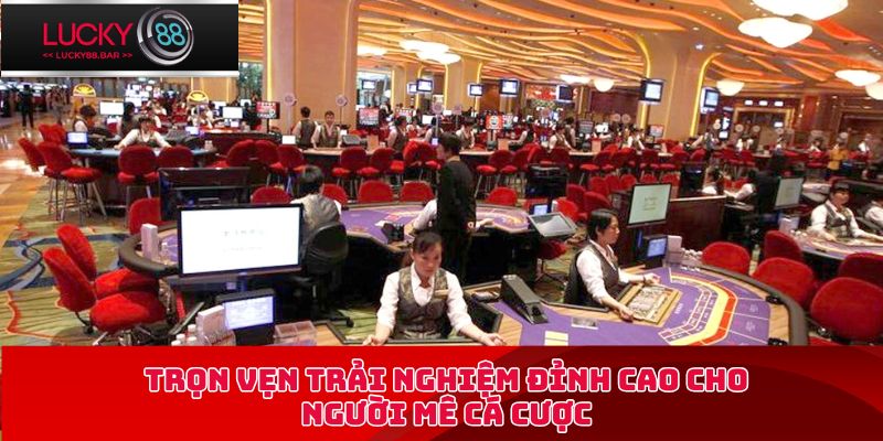 Trọn vẹn trải nghiệm đỉnh cao cho người mê cá cược